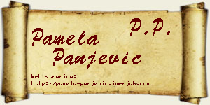 Pamela Panjević vizit kartica